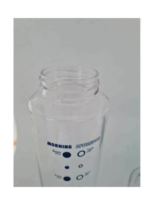 Ecolife Smash Slim Πλαστικό Παγούρι 650ml Διάφανο