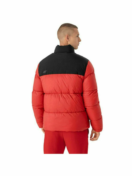 4F Men's Winter Puffer Jacket Red