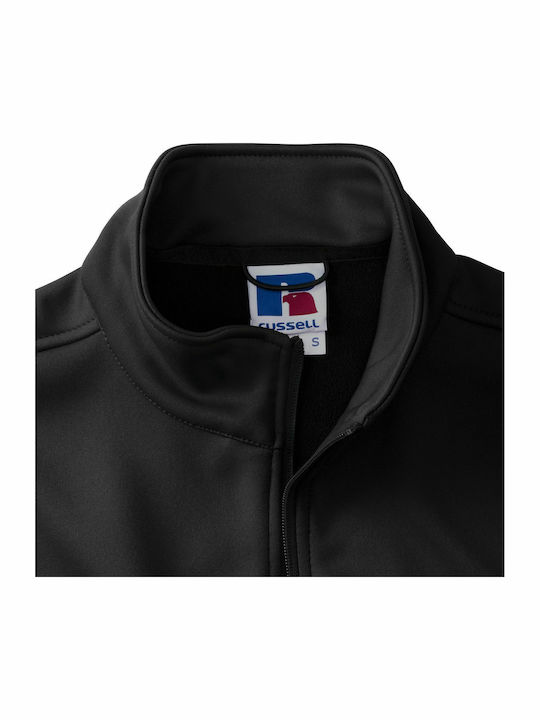 Russell Europe Χειμωνιάτικο Μπουφάν Softshell Αδιάβροχο και Αντιανεμικό Μαύρο