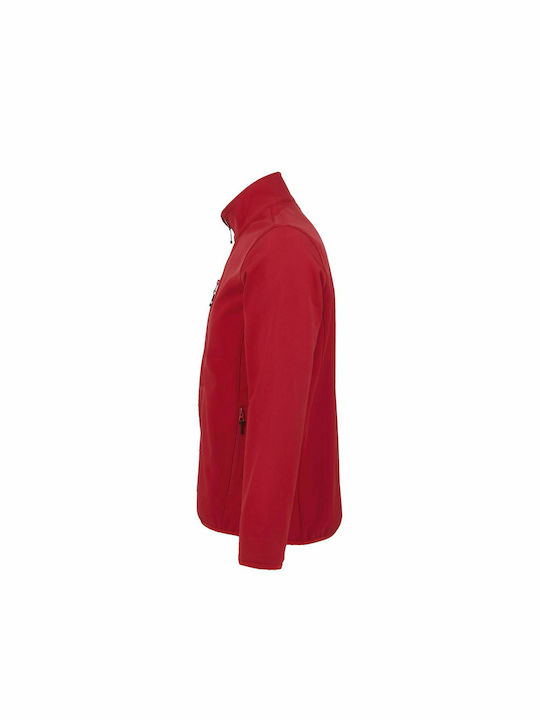 Sol's Radian Men's Winter Softshell Jacket Waterproof and Windproof Red