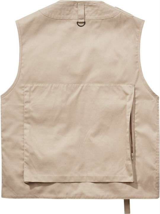 Αμάνικο Μπουφάν Beige