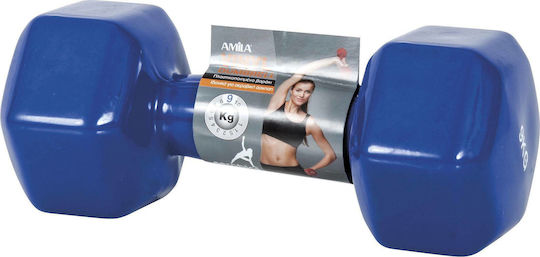 AMILA Дъмбел Шестоъгълник Винилов 1 x 9.0кг