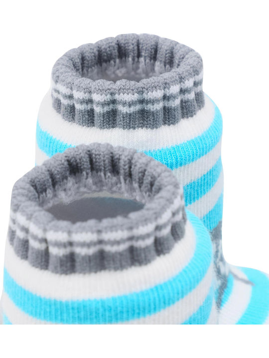 Attipas Kids' Long Slipper Socks Light Blue