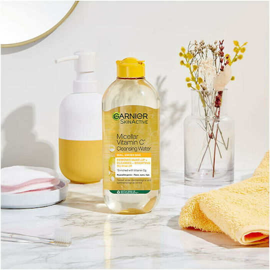 Garnier Skinactive Micellar Vitamin C Micellar Water Αφαίρεσης Μακιγιάζ Προσώπου 400ml