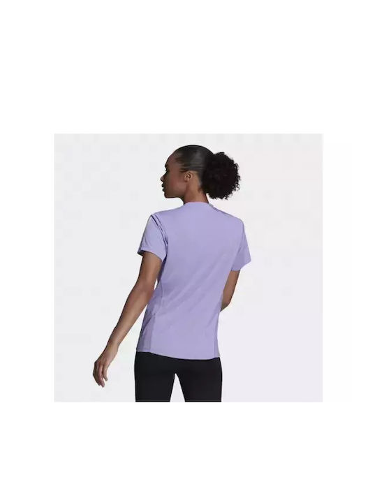 Adidas Own The Run Women's Athletic T-shirt Lilacc