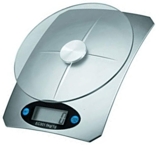 Lacor Ψηφιακή Ζυγαριά Κουζίνας έως 5kg Ασημί
