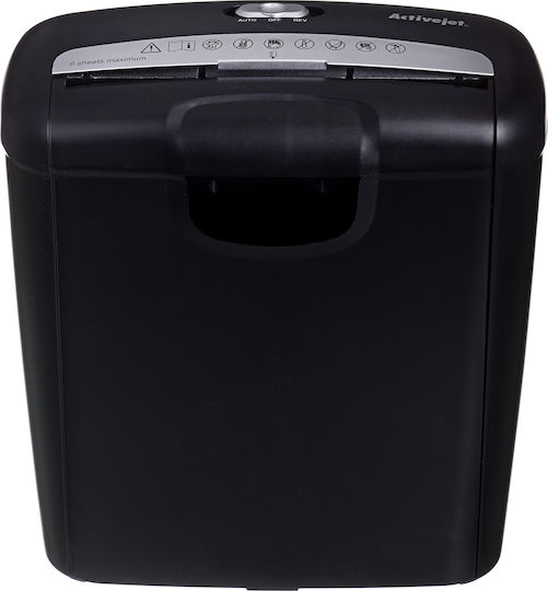 Active Jet Strip Cut 6-Sheet Paper Shredder