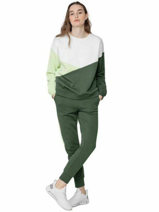 Women's Sweatshirt White/Green