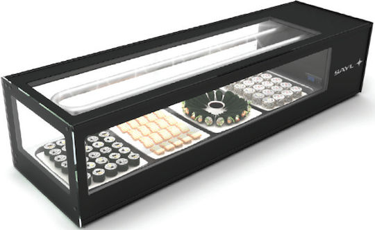Sayl Barcelona Freezing Showcase Tabletop with Capacity 4x1/3 GN 97x38x22.5cm