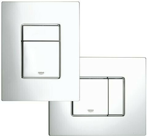 Grohe Skate Cosmopolitan Πλακέτα για Καζανάκια Διπλής Λειτουργίας Inox