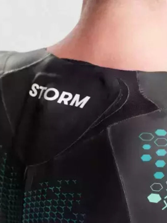 Arena Powerskin Storm 004970-515 Renn-Ein Stück Badeanzug Schwimmen Blau