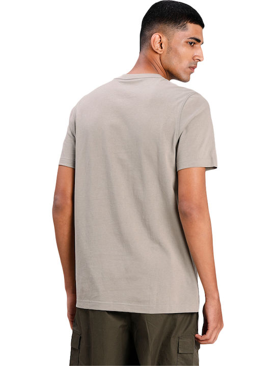 Puma Embro Men's Short Sleeve T-shirt Khaki