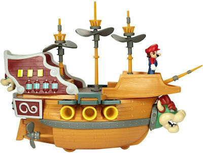 Jakks Pacific Παιχνίδι Μινιατούρα Super Mario Bowser Aircraft για 3+ Ετών