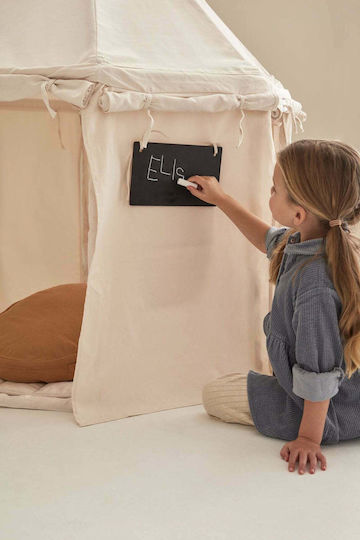 Kids Concept Cort de Joacă Căsuță Bej