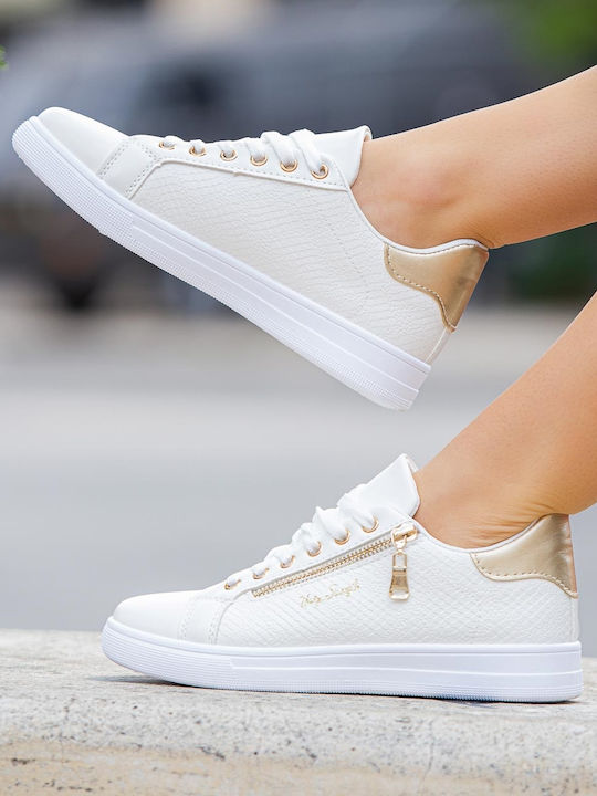 BY-2021 Sneakers White / Gold