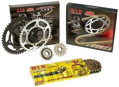 DID Chain & Sprocket Kit (15-48-525) for Honda XL 650V Transalp 2001-2007