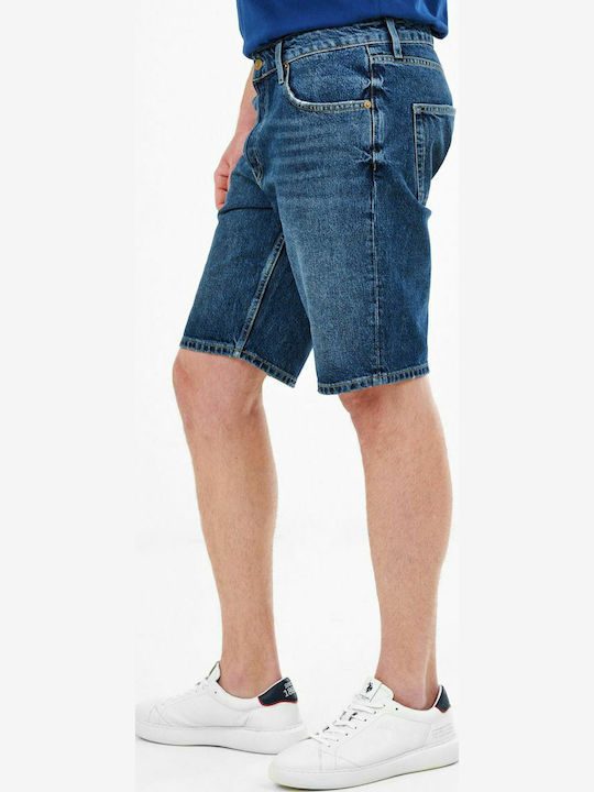 Ovin Vintage Ανδρική Βερμούδα Τζιν Μπλε