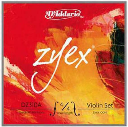 Daddario Μονή Synthetic Core Χορδή για Βιολί 4/4 Zyex Violin String Medium Tension 4/4 A (La)