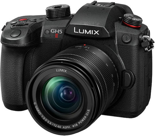 Panasonic Lumix GH5 II Spiegellose Kamera Kit (G Vario 12-60mm F3.5-5.6 Asph. Power OIS) Schwarz