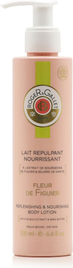 Roger & Gallet Fleur de Figuier Moisturizing Body Butter with Shea Butter for Dry and Sensitive Skin 200ml