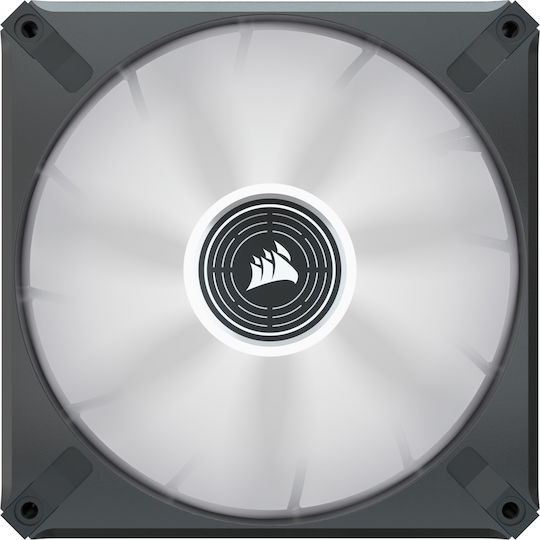 Corsair ML140 LED Elite Premium Case Fan (1600rpm / 82.9cfm) with White Lighting and 4-Pin PWM Connection