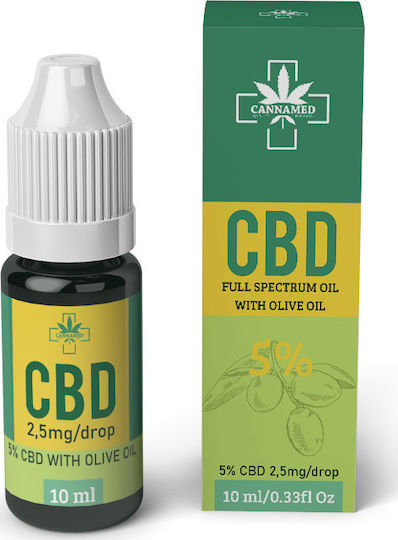 Cannamed Cannabis Oil for Anxiety Reduction with 5% CBD 10ml