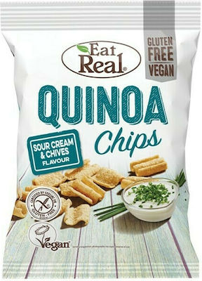 Eat Real Chips Quinoa with Flavour Sour Cream Gluten Free 80gr 1pcs