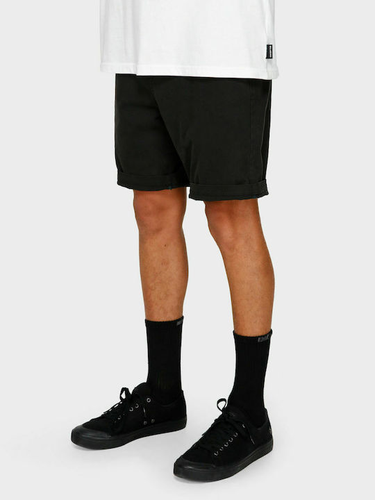 New Order Ανδρική Βερμούδα Chino Μαύρη