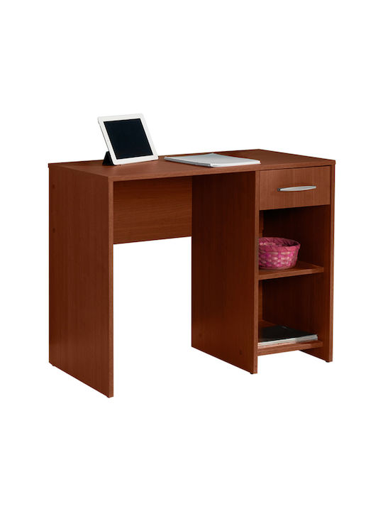 Desk Concept Pc Wooden Walnut 90x52x75cm