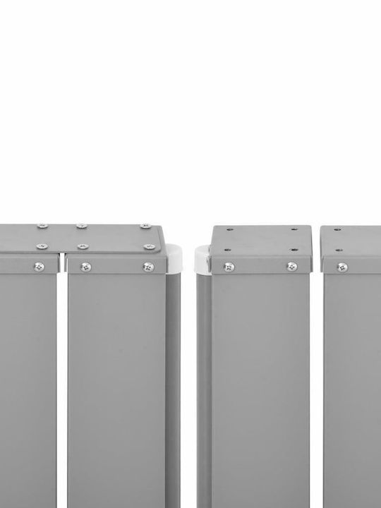 vidaXL Роло щора Тераса Червено 1.4x12м