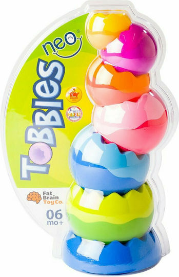 Fat Brain Toys Παιχνίδι Στοίβαξης Tobbles με Ήχους για 6+ Μηνών