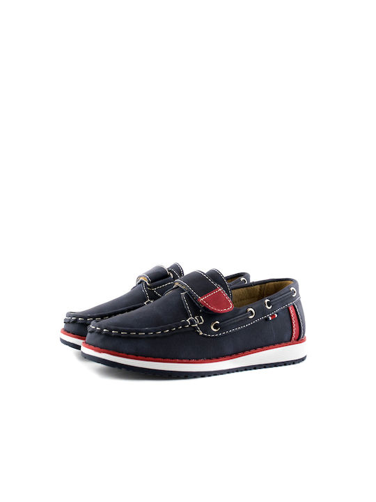 Antrin Boys Moccasins Blue