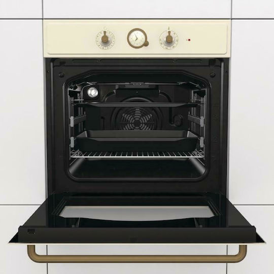 Gorenje Φούρνος άνω Πάγκου 77lt με Κεραμικές Εστίες Π59.5εκ. Μπεζ
