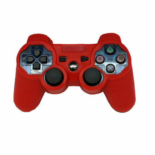 Θήκη Σιλικόνης για Χειριστήριο PS3 Κόκκινη