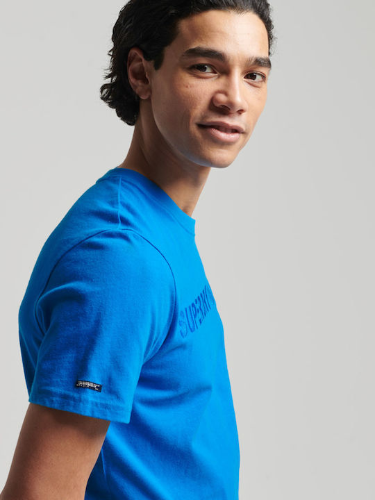 Superdry Men's Short Sleeve T-shirt Blue