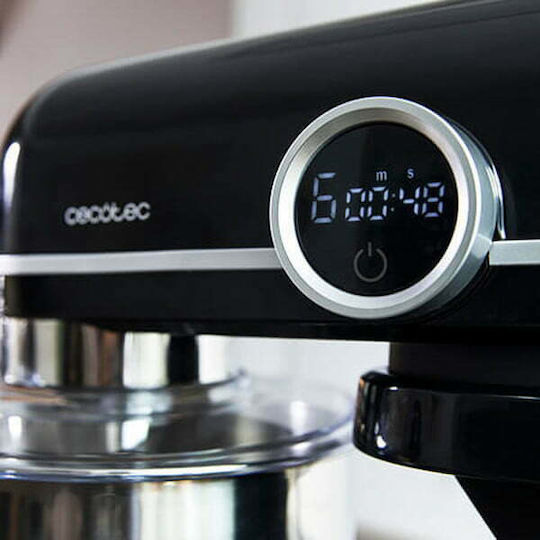 Cecotec Twist&Fusion 4500 Luxury Black Κουζινομηχανή 800W με Ανοξείδωτο Κάδο 5.2lt