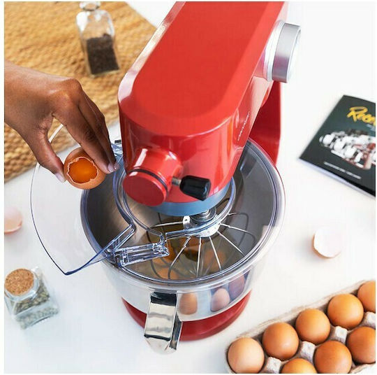 Cecotec Twist & Fusion 4000 Luxury Red Stand Mixer 800W with Stainless Mixing Bowl 5.2lt