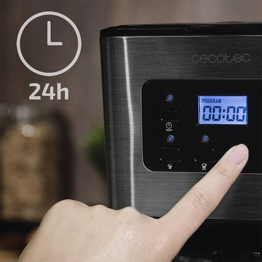 Cecotec Coffee 66 Smart Προγραμματιζόμενη Καφετιέρα Φίλτρου 950W Silver