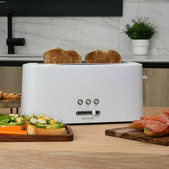 Cecotec Toast&Taste 10000 Extra 03189 Toaster 1 Steckplatz 980W Weiß