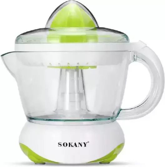 Sokany WK-725 Elektrischer Entsafter 45W mit einer Kapazität von 700ml Weiß