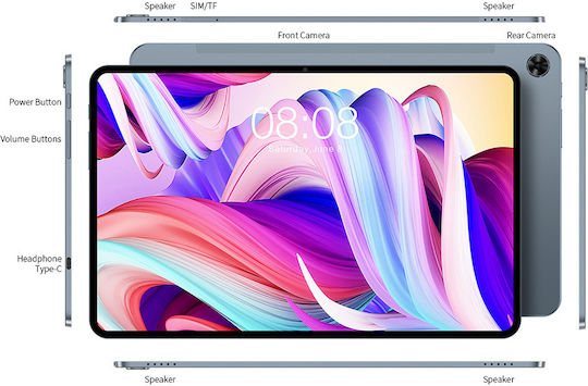 Teclast T40 Pro 4G 10.4" Tablet (8GB/128GB) Grey