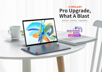 Teclast M40 Pro 10.1" Tablet με WiFi & 4G (6GB/128GB) Grey