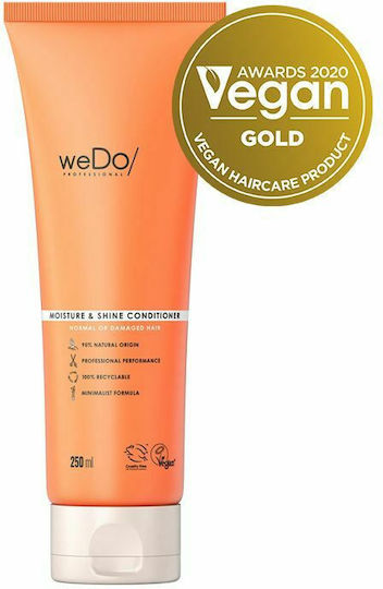 Wedo Professional Moisture & Shine Balsam Reconstrucție/Nutriție pentru Toate Tipurile de Păr 250ml