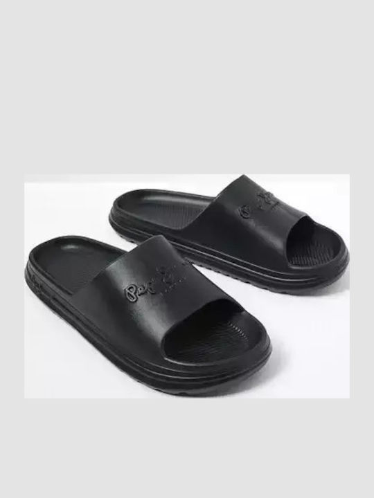 Beach Logo Men's Slides Black