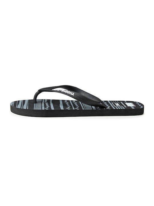 Funky Buddha Men's Flip Flops Black