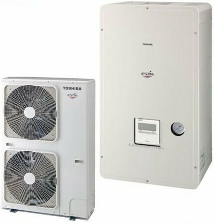 Toshiba Αντλία Θερμότητας 8kW Μονοφασική 60°C Split