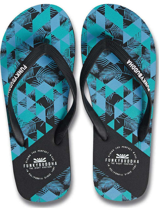 Herren Flip Flops Black/Blue