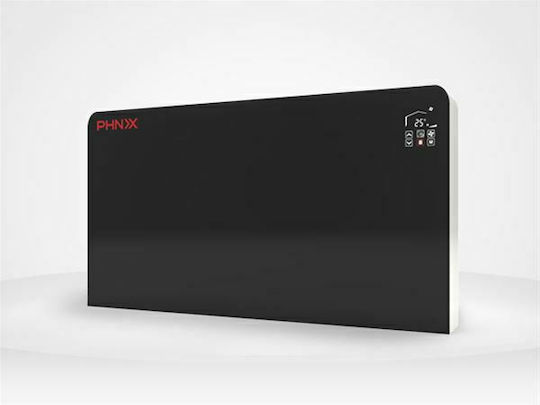 Phnix PFP-080V-CΒ Unitate de bobină de ventilație Subțire 3.5/4.3kW Etaj 130x13x67cm Negru