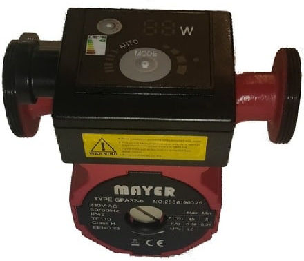 Mayer GPA Electronic 32/6 Circulator Pump Heating / Air Condition / Recirculation 180mm