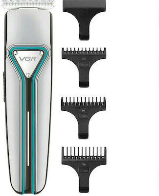 VGR Rechargeable Hair Clipper Silver V-008